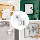 Ganchos Adesivos Premium - 20 Peças